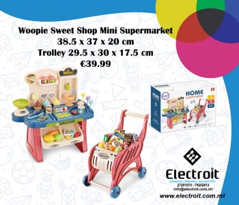 Woopie Sweet Shop  Market with Trolley