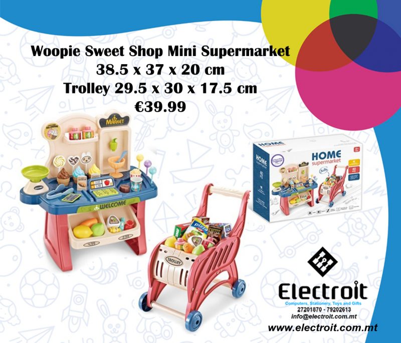 Woopie Sweet Shop  Market with Trolley