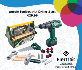 Woopie The tool box with the screwdriver