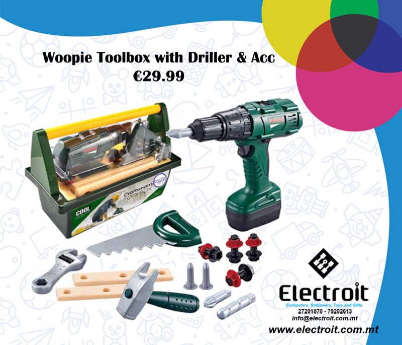 Woopie The tool box with the screwdriver