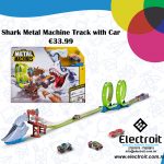 Metal Machine Shark Race Track Double Loop + Car